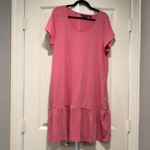 Pink jersey dress